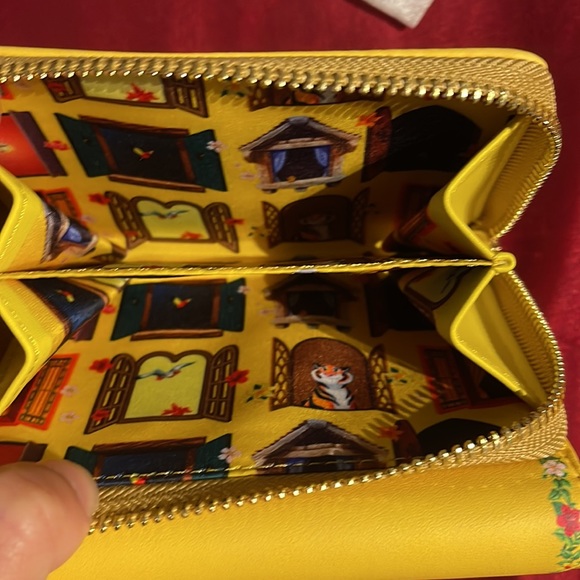 Loungefly Disney Princess Yellow Balcony Wallet - Picture 6 of 6